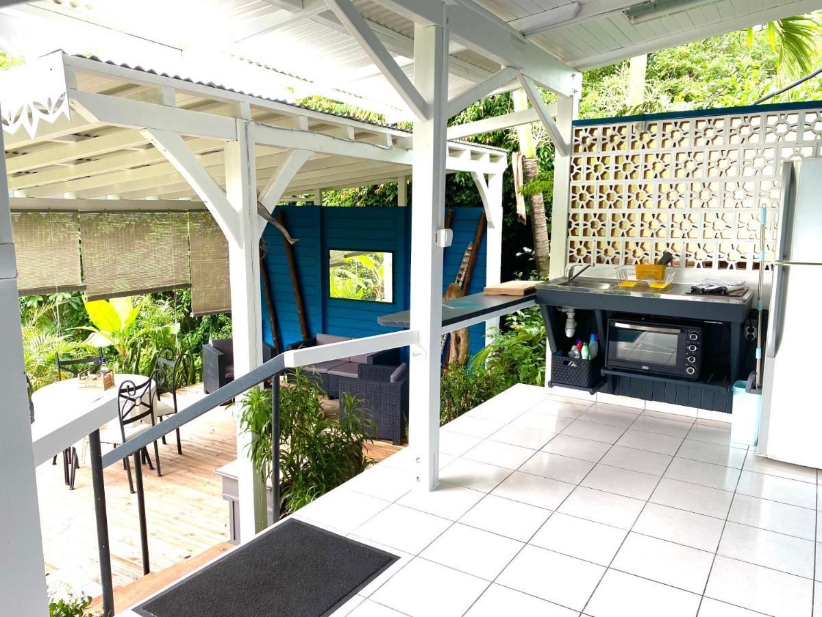 Lodge Pamplemousse Avec Piscine Privative , Dans Parc Calme A 500 M Plage Le Carbet Kültér fotó