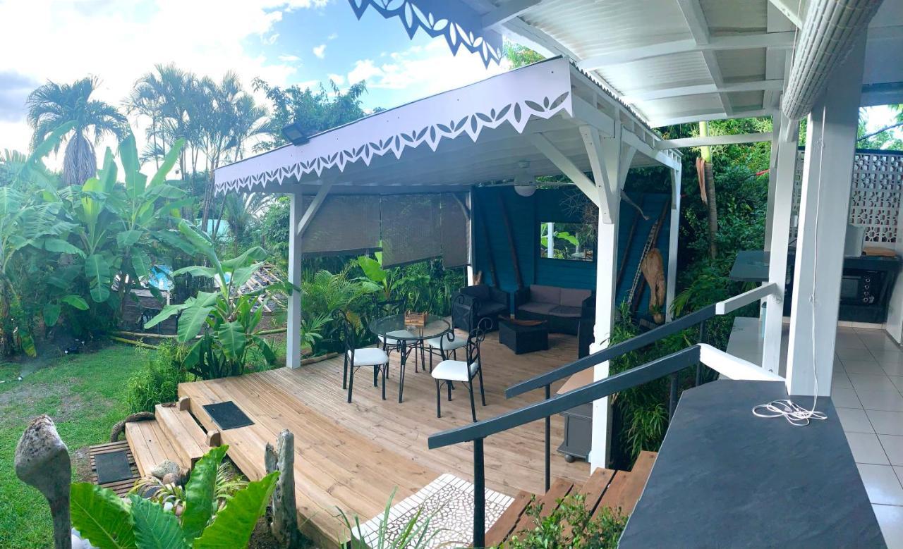 Lodge Pamplemousse Avec Piscine Privative , Dans Parc Calme A 500 M Plage Le Carbet Kültér fotó