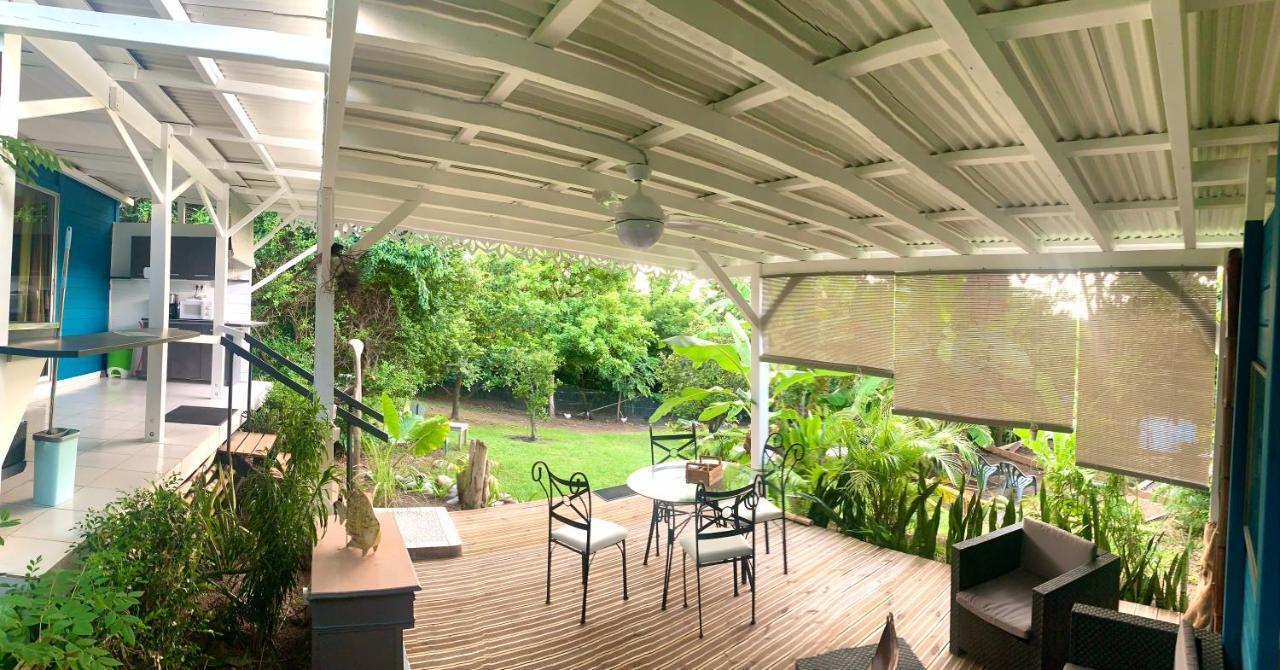 Lodge Pamplemousse Avec Piscine Privative , Dans Parc Calme A 500 M Plage Le Carbet Kültér fotó