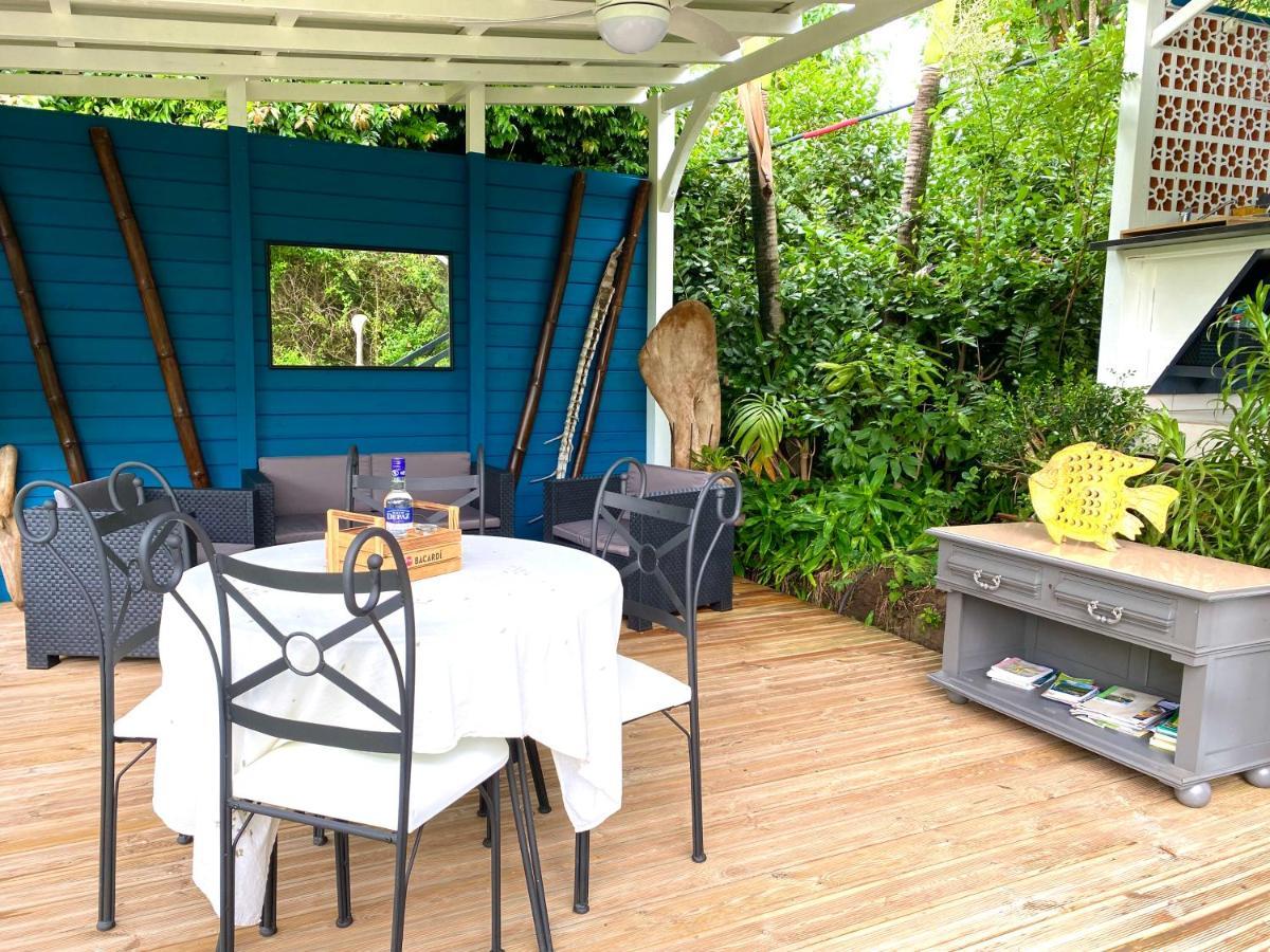 Lodge Pamplemousse Avec Piscine Privative , Dans Parc Calme A 500 M Plage Le Carbet Kültér fotó